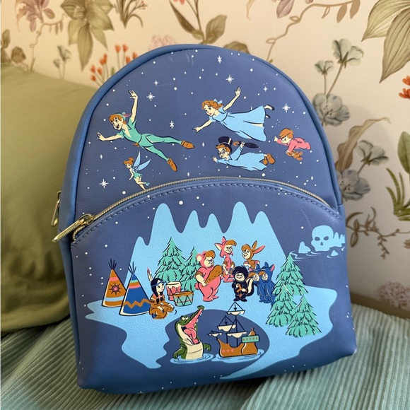 Loungefly Handbags - Loungefly Disney Blue Backpack